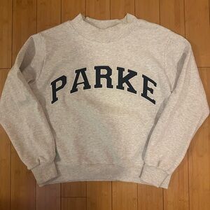 Parke Grey Navy Mockneck